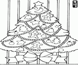 Desenhos De Arvores De Natal Para Colorir E Imprimir