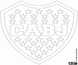 Desenho Boca on Desenhos De Bandeiras E Escudos De Campeonato Da Argentina De Futebol