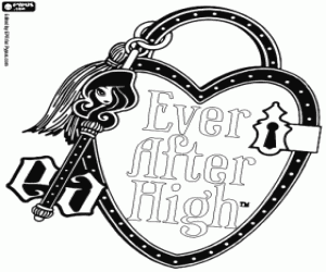 desenho de Logo de Ever After High para colorir