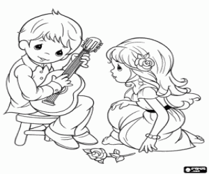 Precious Moments Coloring Pages