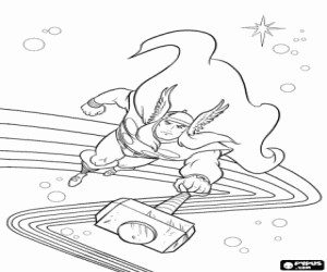 Desenho Cavalo on De Thor Para Colorir Desenhos De Thor Para Imprimir Desenhos De