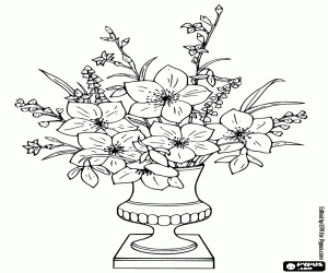 Desenhos De Flores Para Pintar 3 2  Desenho de vasos de flores, Flor para  imprimir, Flores para colorir